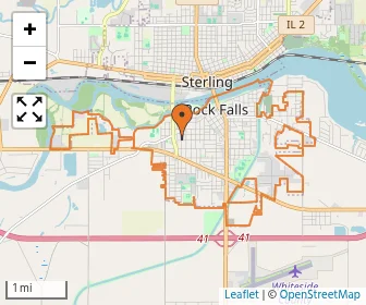 Area schools map